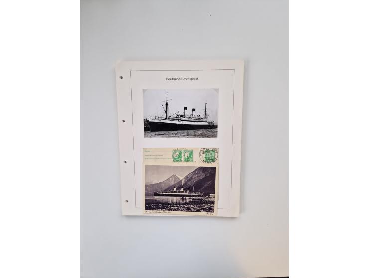 1893/1945 (ca.), interessanter Bestand mit ca. 100 Briefen, Karten und GSK mit Schwerpunkt bis in die 1930er-Jahre. Dabei u.a