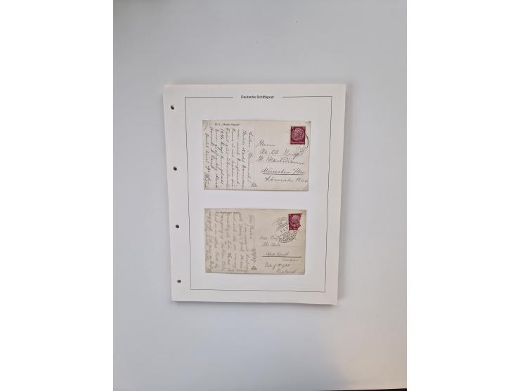 1893/1945 (ca.), interessanter Bestand mit ca. 100 Briefen, Karten und GSK mit Schwerpunkt bis in die 1930er-Jahre. Dabei u.a