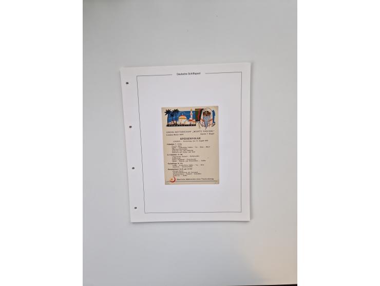 1893/1945 (ca.), interessanter Bestand mit ca. 100 Briefen, Karten und GSK mit Schwerpunkt bis in die 1930er-Jahre. Dabei u.a