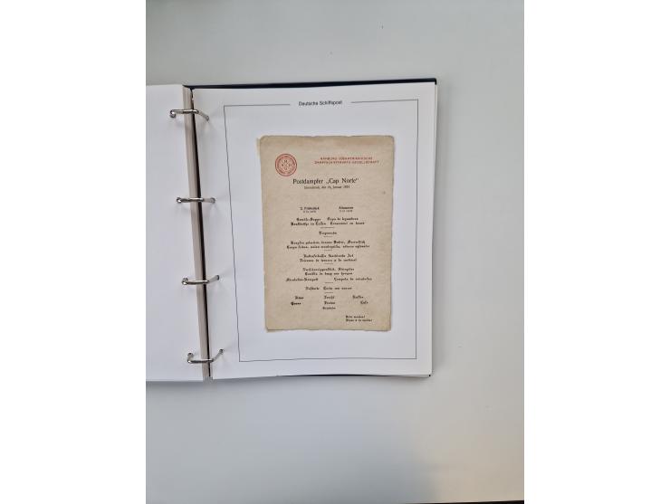 1893/1945 (ca.), interessanter Bestand mit ca. 100 Briefen, Karten und GSK mit Schwerpunkt bis in die 1930er-Jahre. Dabei u.a