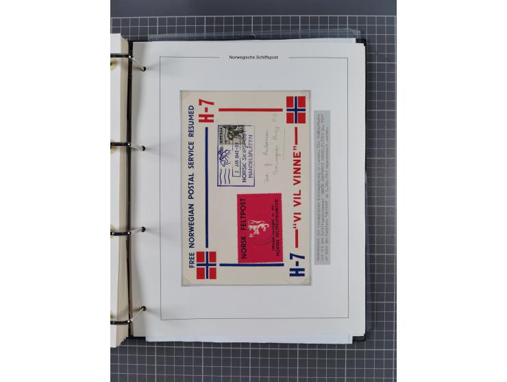 NORWEGEN: 1838/1980 (ca.), umfangreiche Sammlung “Norwegische Schiffspost” mit ca. fast 700 Briefen, Karten und GSK bis ca. 1