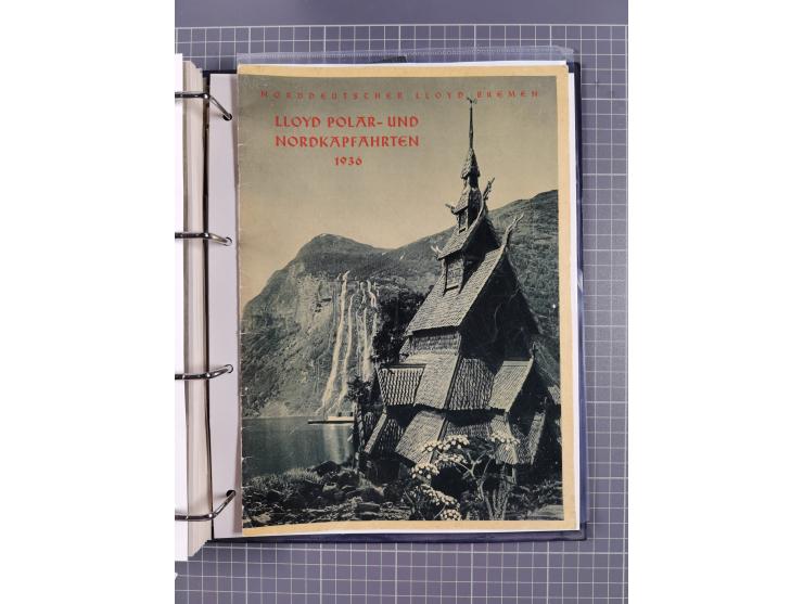 NORWEGEN: 1838/1980 (ca.), umfangreiche Sammlung “Norwegische Schiffspost” mit ca. fast 700 Briefen, Karten und GSK bis ca. 1