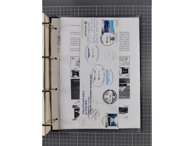 NORWEGEN: 1838/1980 (ca.), umfangreiche Sammlung “Norwegische Schiffspost” mit ca. fast 700 Briefen, Karten und GSK bis ca. 1