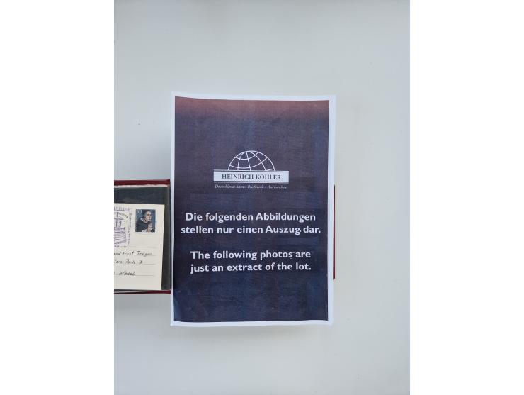 1872/1970 (ca.), über 1400 Briefe, Karten und GSK mit Schwerpunkt vor 1950, dabei viel Feldpost I. und II. WK, viele R-Briefe