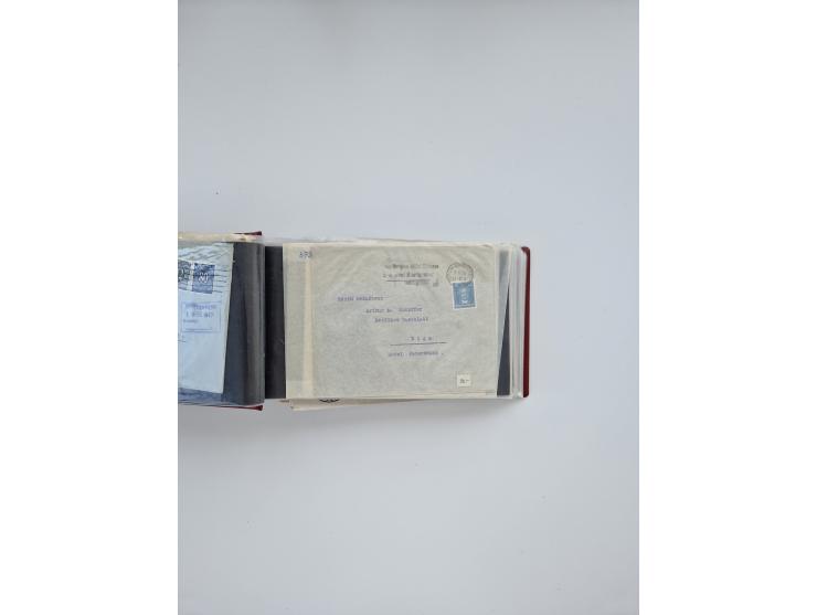 1872/1970 (ca.), über 1400 Briefe, Karten und GSK mit Schwerpunkt vor 1950, dabei viel Feldpost I. und II. WK, viele R-Briefe