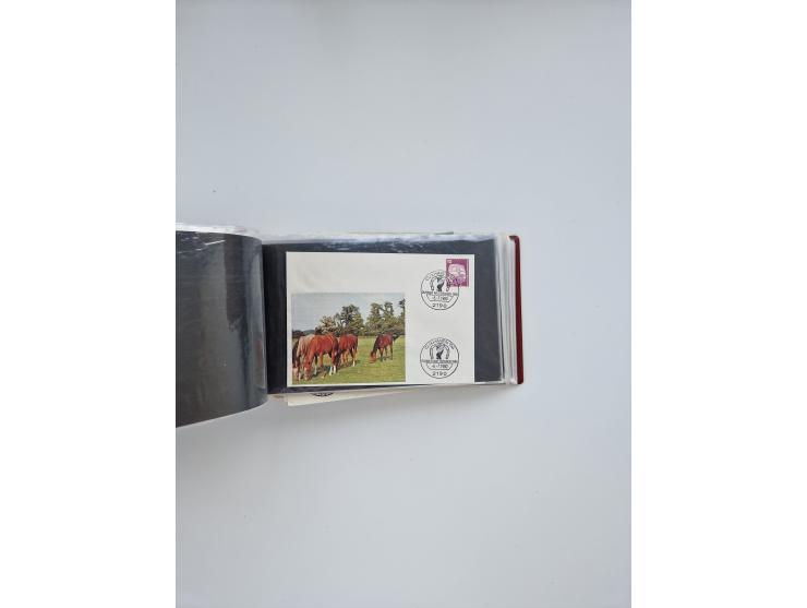 1872/1970 (ca.), über 1400 Briefe, Karten und GSK mit Schwerpunkt vor 1950, dabei viel Feldpost I. und II. WK, viele R-Briefe