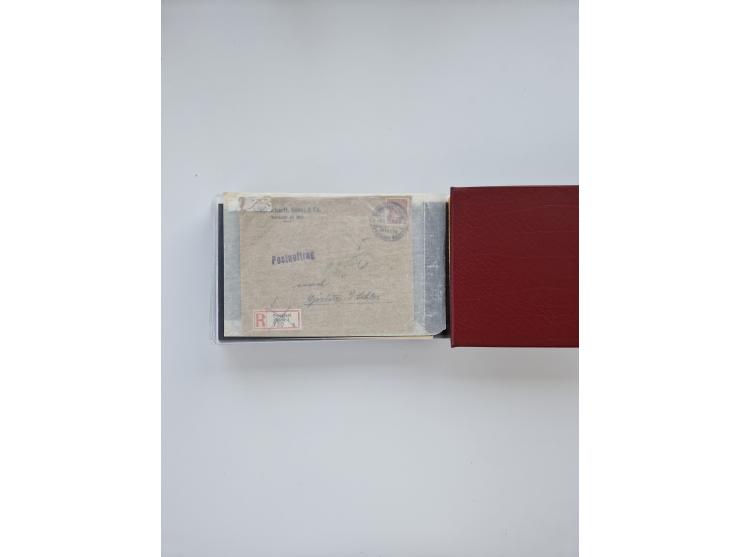 1872/1970 (ca.), über 1400 Briefe, Karten und GSK mit Schwerpunkt vor 1950, dabei viel Feldpost I. und II. WK, viele R-Briefe