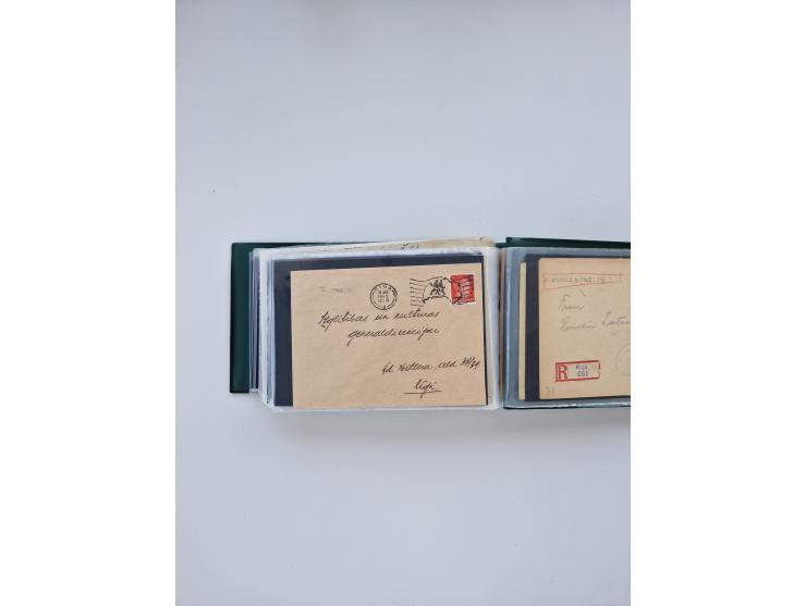 1872/1970 (ca.), über 1400 Briefe, Karten und GSK mit Schwerpunkt vor 1950, dabei viel Feldpost I. und II. WK, viele R-Briefe