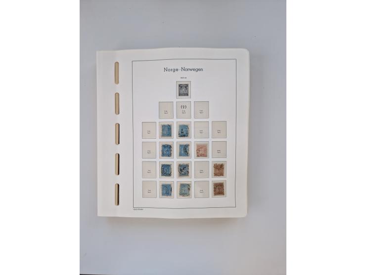 1855/2008, extensive, mostly used collector's stock, including a collection with 2x Mi. No. 1 and 2 each, further sub-collect