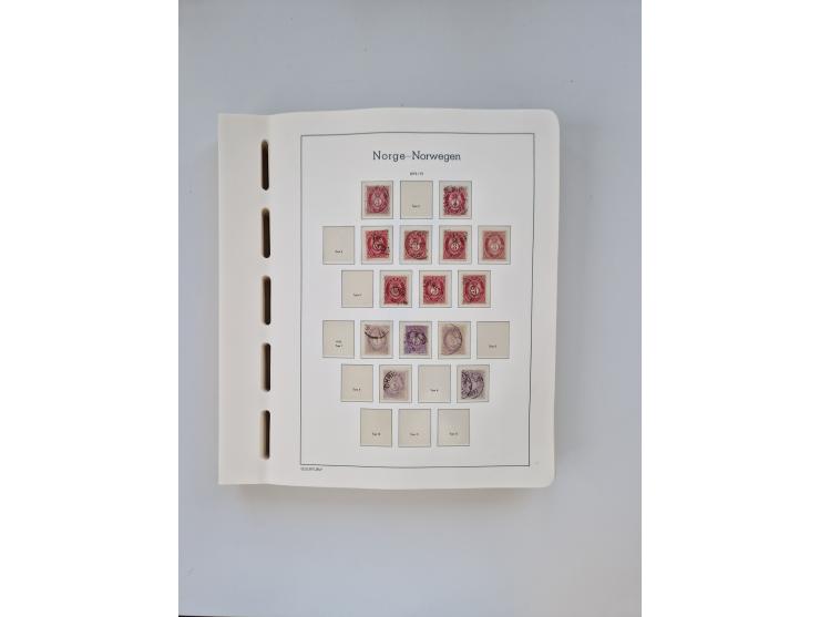 1855/2008, extensive, mostly used collector's stock, including a collection with 2x Mi. No. 1 and 2 each, further sub-collect