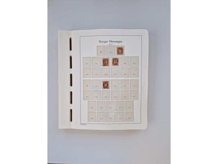 1855/2008, extensive, mostly used collector's stock, including a collection with 2x Mi. No. 1 and 2 each, further sub-collect