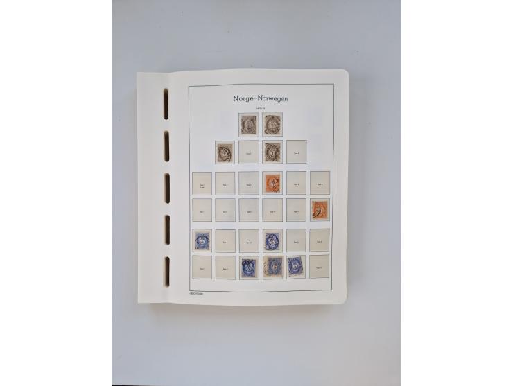 1855/2008, extensive, mostly used collector's stock, including a collection with 2x Mi. No. 1 and 2 each, further sub-collect