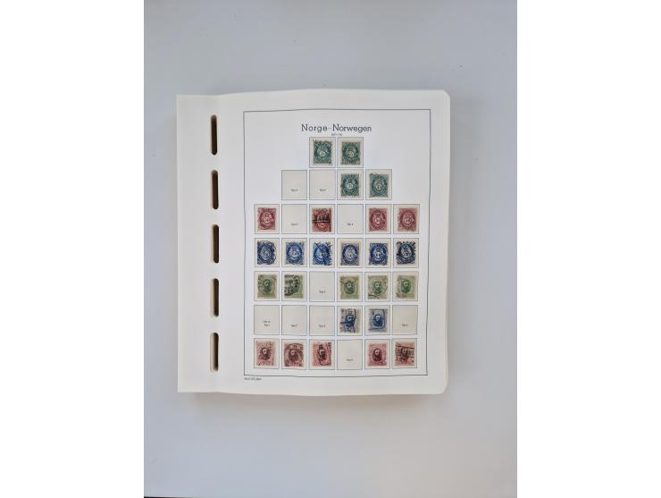 1855/2008, extensive, mostly used collector's stock, including a collection with 2x Mi. No. 1 and 2 each, further sub-collect