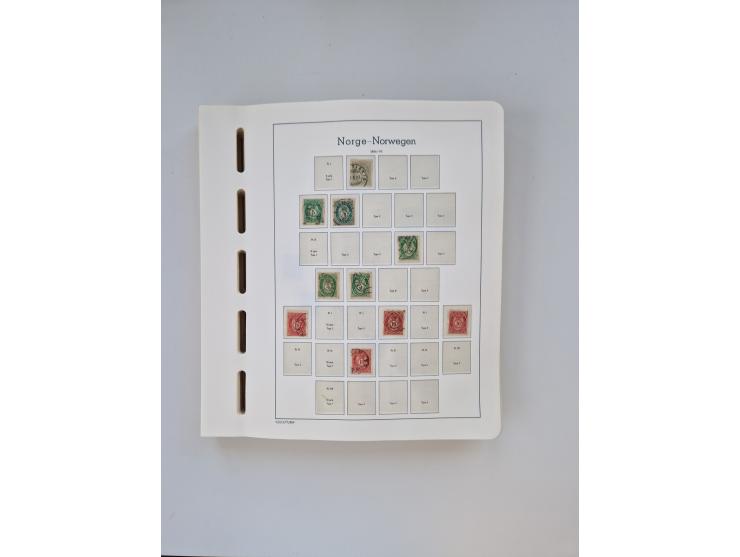 1855/2008, extensive, mostly used collector's stock, including a collection with 2x Mi. No. 1 and 2 each, further sub-collect