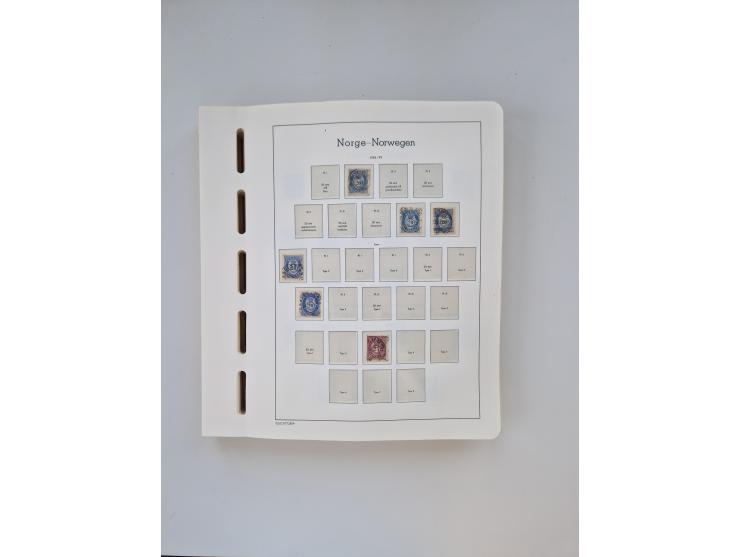 1855/2008, extensive, mostly used collector's stock, including a collection with 2x Mi. No. 1 and 2 each, further sub-collect