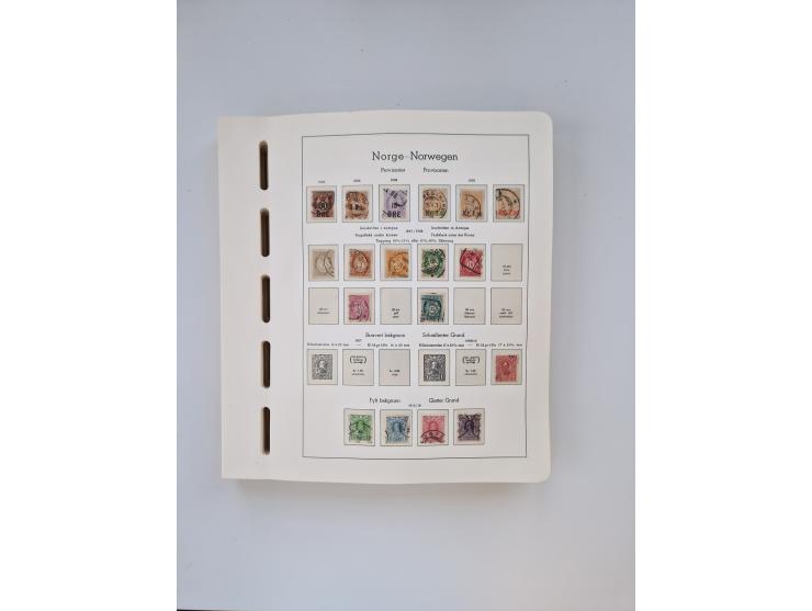 1855/2008, extensive, mostly used collector's stock, including a collection with 2x Mi. No. 1 and 2 each, further sub-collect