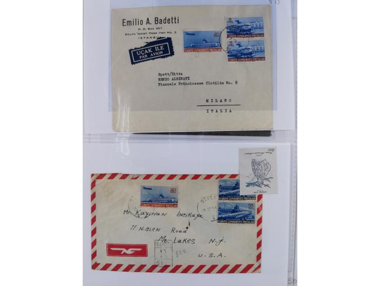 1925/60, Turkish Air Assosiation Collection of stamps, covers and documents including early issues, revenues, aid stamps with