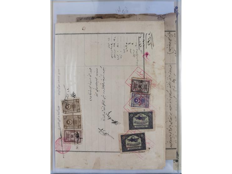 1925/60, Turkish Air Assosiation Collection of stamps, covers and documents including early issues, revenues, aid stamps with