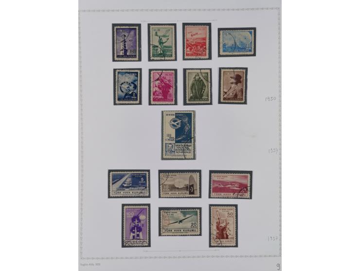 1925/60, Turkish Air Assosiation Collection of stamps, covers and documents including early issues, revenues, aid stamps with