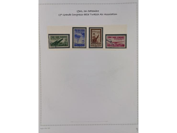 1925/60, Turkish Air Assosiation Collection of stamps, covers and documents including early issues, revenues, aid stamps with