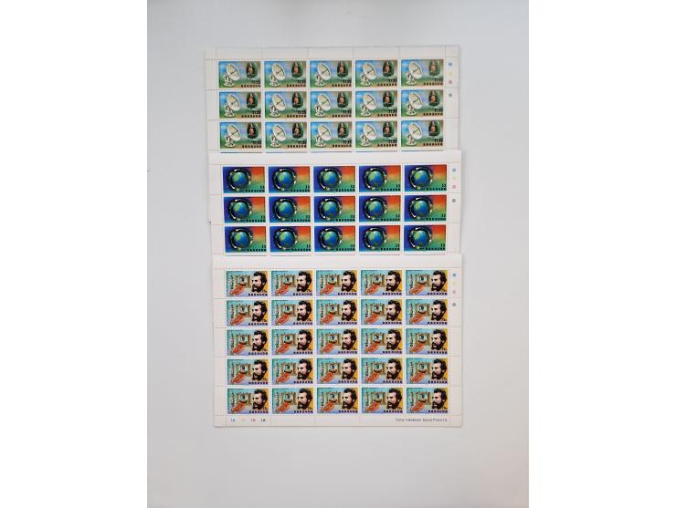 1978/88 (ca.), West Indies, mnh stock of several thousand cpl. motive sets (ca. 40 different) in sheets and few part sheets, 