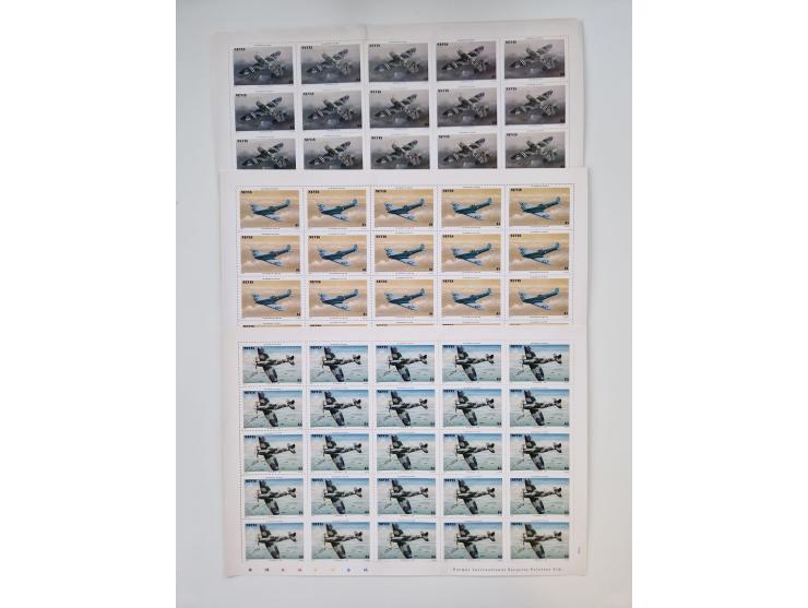 1978/88 (ca.), West Indies, mnh stock of several thousand cpl. motive sets (ca. 40 different) in sheets and few part sheets, 
