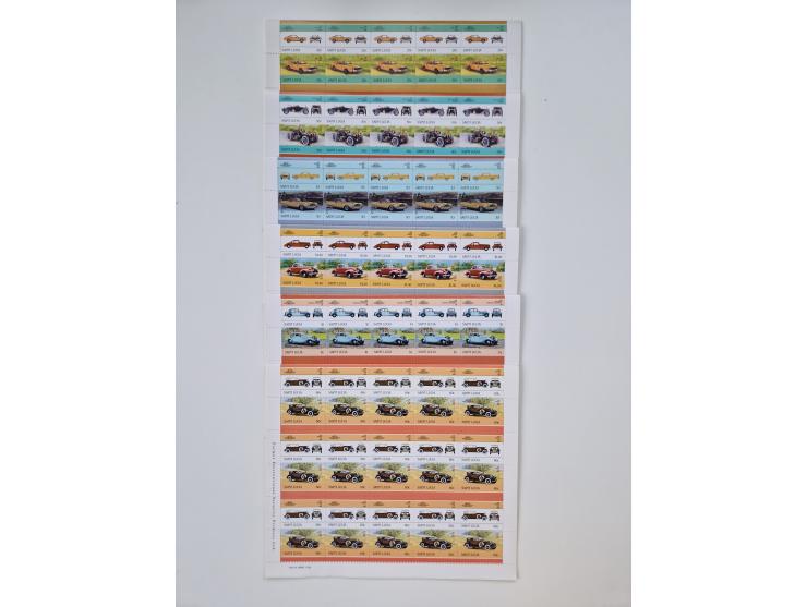 1978/88 (ca.), West Indies, mnh stock of several thousand cpl. motive sets (ca. 40 different) in sheets and few part sheets, 