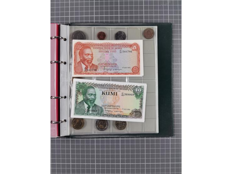 OSTAFRIKA: 1892/1916, interessante Sammlung mit 24 Münzen, dabei u.a. ½ Rupie 1904+1907, 1 Rupie 1894+1904+1912+1914, 2 Rupie