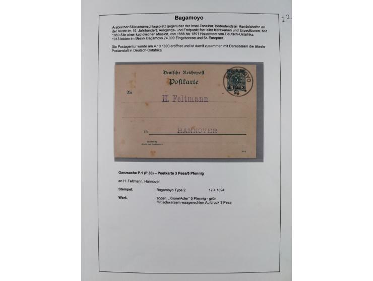 1892/1916, Partie mit 16 Briefen, Karten und Ganzsachen sowie ein Telegramm und zwei linken Postanweisungs-Abschnitten mit sc