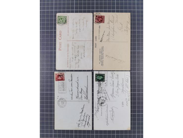 1902/38, Maritime Mail 14 covers &amp; postcards, including five ship cards (S.S.Finland, Britannic, Nieuv Amsterdam, Canadia