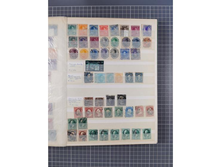 1860/1950, assembly noted USA, British Colonies, South America etc., some different, mostly in good condition, in one album.