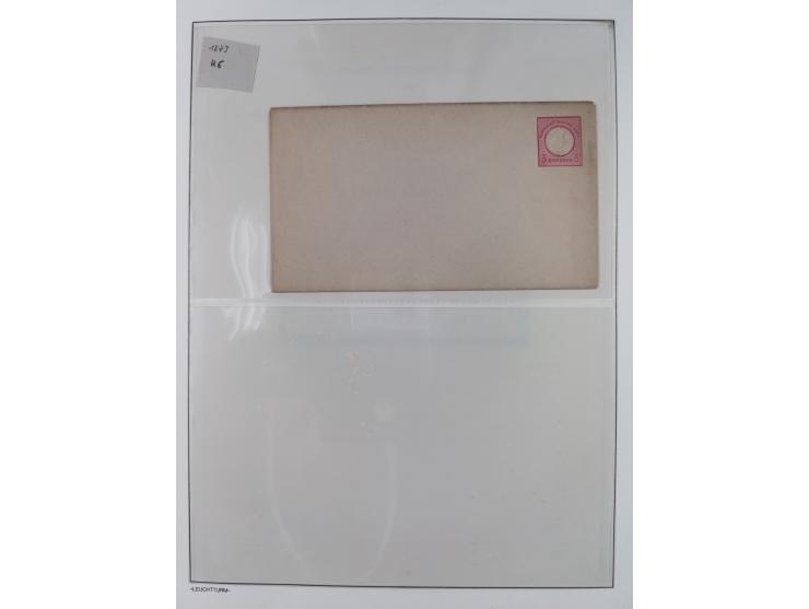 1872/45, meist postfrische und teils gestempelte reichhaltige Material-Sammlung inkl. Dienstmarken, dabei viele Varianten, Fa