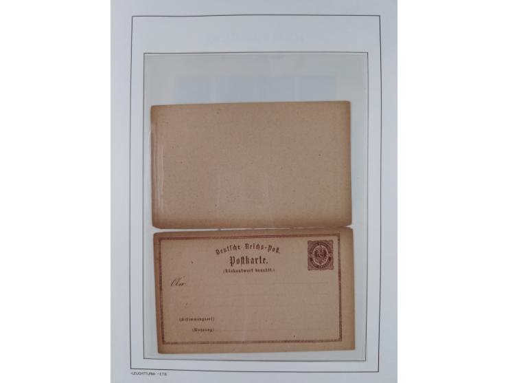 1872/45, meist postfrische und teils gestempelte reichhaltige Material-Sammlung inkl. Dienstmarken, dabei viele Varianten, Fa