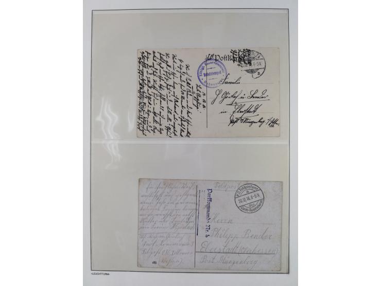 1872/45, meist postfrische und teils gestempelte reichhaltige Material-Sammlung inkl. Dienstmarken, dabei viele Varianten, Fa