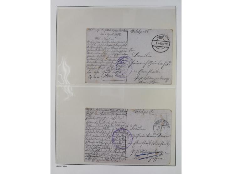 1872/45, meist postfrische und teils gestempelte reichhaltige Material-Sammlung inkl. Dienstmarken, dabei viele Varianten, Fa