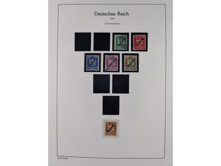 1872/45, meist postfrische und teils gestempelte reichhaltige Material-Sammlung inkl. Dienstmarken, dabei viele Varianten, Fa