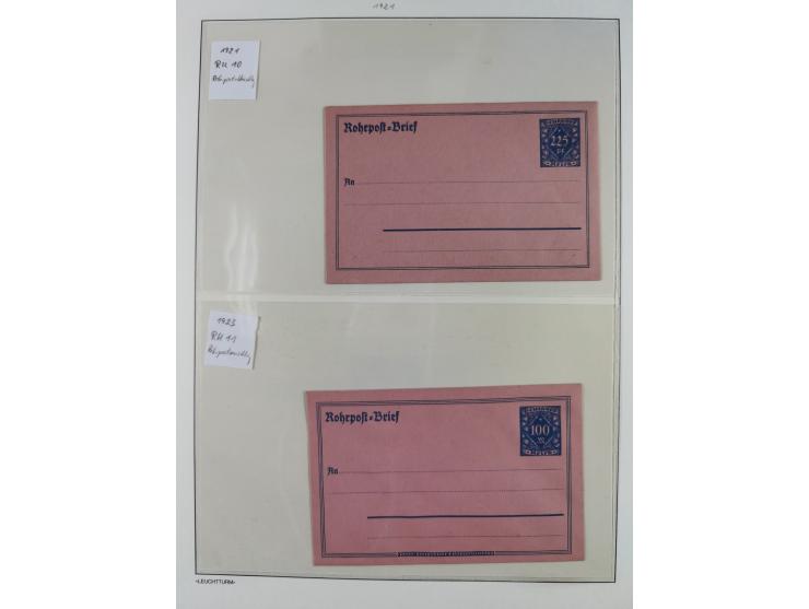 1872/45, meist postfrische und teils gestempelte reichhaltige Material-Sammlung inkl. Dienstmarken, dabei viele Varianten, Fa