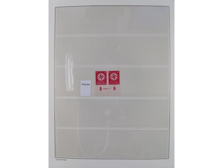 1872/45, meist postfrische und teils gestempelte reichhaltige Material-Sammlung inkl. Dienstmarken, dabei viele Varianten, Fa