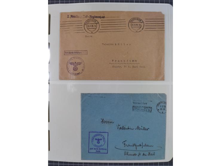 1872/45, meist postfrische und teils gestempelte reichhaltige Material-Sammlung inkl. Dienstmarken, dabei viele Varianten, Fa