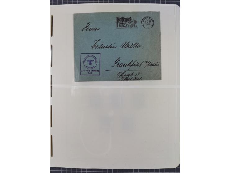 1872/45, meist postfrische und teils gestempelte reichhaltige Material-Sammlung inkl. Dienstmarken, dabei viele Varianten, Fa