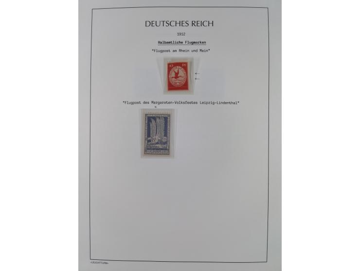 1872/45, meist postfrische und teils gestempelte reichhaltige Material-Sammlung inkl. Dienstmarken, dabei viele Varianten, Fa