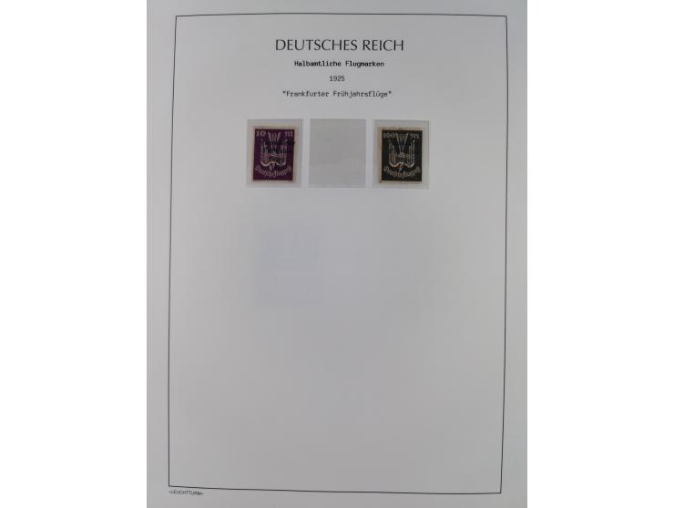 1872/45, meist postfrische und teils gestempelte reichhaltige Material-Sammlung inkl. Dienstmarken, dabei viele Varianten, Fa