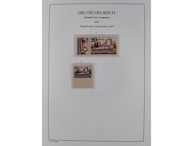 1872/45, meist postfrische und teils gestempelte reichhaltige Material-Sammlung inkl. Dienstmarken, dabei viele Varianten, Fa
