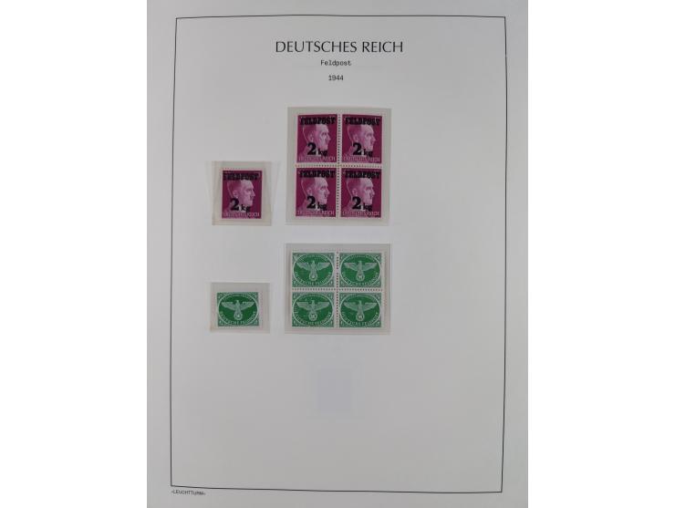 1872/45, meist postfrische und teils gestempelte reichhaltige Material-Sammlung inkl. Dienstmarken, dabei viele Varianten, Fa