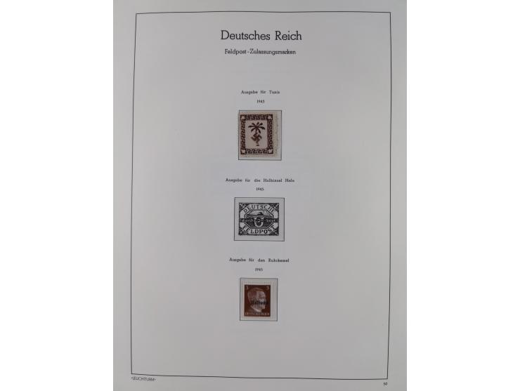 1872/45, meist postfrische und teils gestempelte reichhaltige Material-Sammlung inkl. Dienstmarken, dabei viele Varianten, Fa
