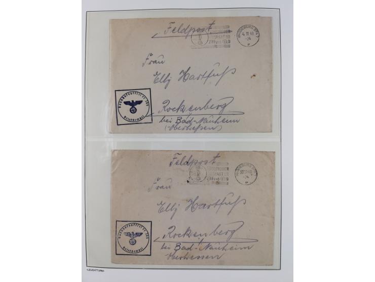 1872/45, meist postfrische und teils gestempelte reichhaltige Material-Sammlung inkl. Dienstmarken, dabei viele Varianten, Fa