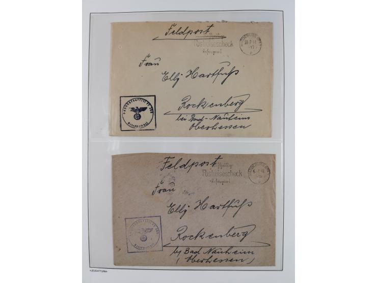 1872/45, meist postfrische und teils gestempelte reichhaltige Material-Sammlung inkl. Dienstmarken, dabei viele Varianten, Fa