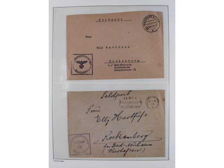 1872/45, meist postfrische und teils gestempelte reichhaltige Material-Sammlung inkl. Dienstmarken, dabei viele Varianten, Fa