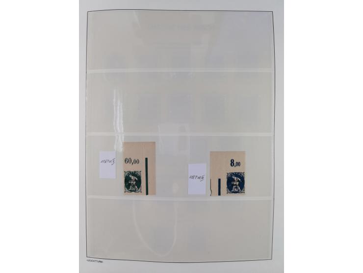 1872/45, meist postfrische und teils gestempelte reichhaltige Material-Sammlung inkl. Dienstmarken, dabei viele Varianten, Fa