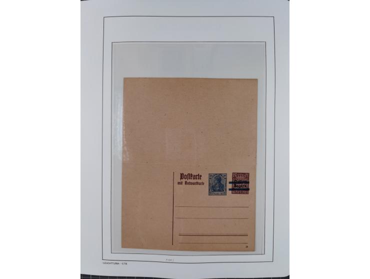 1872/45, meist postfrische und teils gestempelte reichhaltige Material-Sammlung inkl. Dienstmarken, dabei viele Varianten, Fa